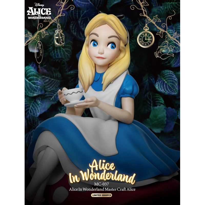 Alice in Wonderland Table Top Statue