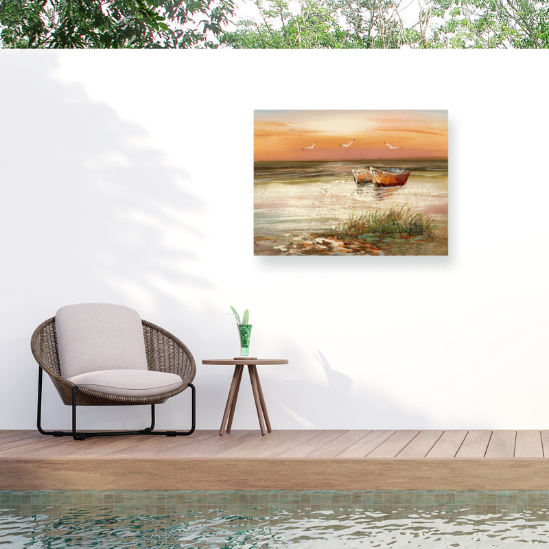 Toile extérieure Broom Rio Florida Sunset, H 14 po x l 19 po x P 1,5 po