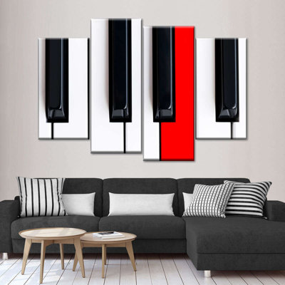 «Piano Key», reproduction d'art sur toile