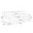 Brown Genuine Leather Modular Sofa cushion couch