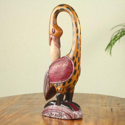 Elzey Wood Bird Figurine