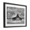 Signe de la plume, paysage de grange, reproduction encadrée sous verre, conception de Sally Linden