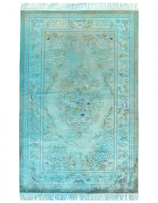 Olethea One-of-a-Kind 9' X 6' Medium Rectangle Art Silk Area Rug