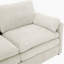 Ensemble de canapé rembourré Cozy avec coussins doubles, accoudoirs ergonomiques et coussin amovible, idéal pour un salon confortable-1708203622