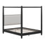Canopy Bed Frame With Upholstered Headboard, Post-1758710238-1758710239