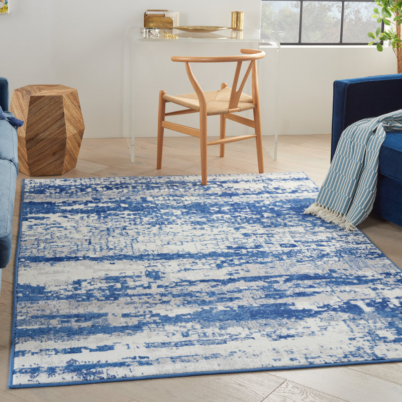 Abstract Area Rug, Rectangle 8' x 10'