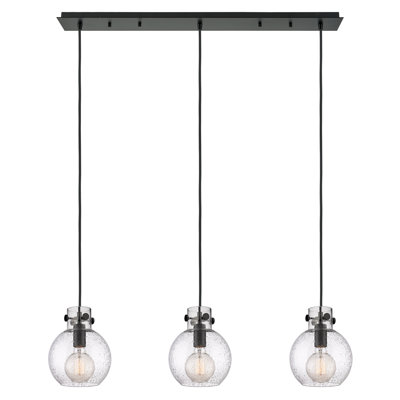 Luminaire suspendu sphère 3 lumières Amrith