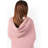 Comfy Cubs Adult Hooded Towel And Wearable Blanket - Large 58'' X 58'', Soft, Absorbent, And Stylish Dual-Function Muslin Towel Hoodie For Bath, Relaxation, And Everyday Use - Mauve