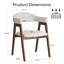 Ensemble de 4 chaises de salle à manger en tonneau Modern-1995020229-1995020224