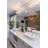 Elle Polished White Handmade Oval Dual Mount Bathroom Sink