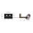 Walnut 8.92' 8-Step Wood Rolling Sunburst Wheel Ladder-79513951