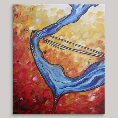 «Bubble Joy» par Megan Duncanson, reproduction d'art, H 30 po x l 25 po x P 1,5 po, Toile