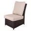Chaise de patio avec coussins