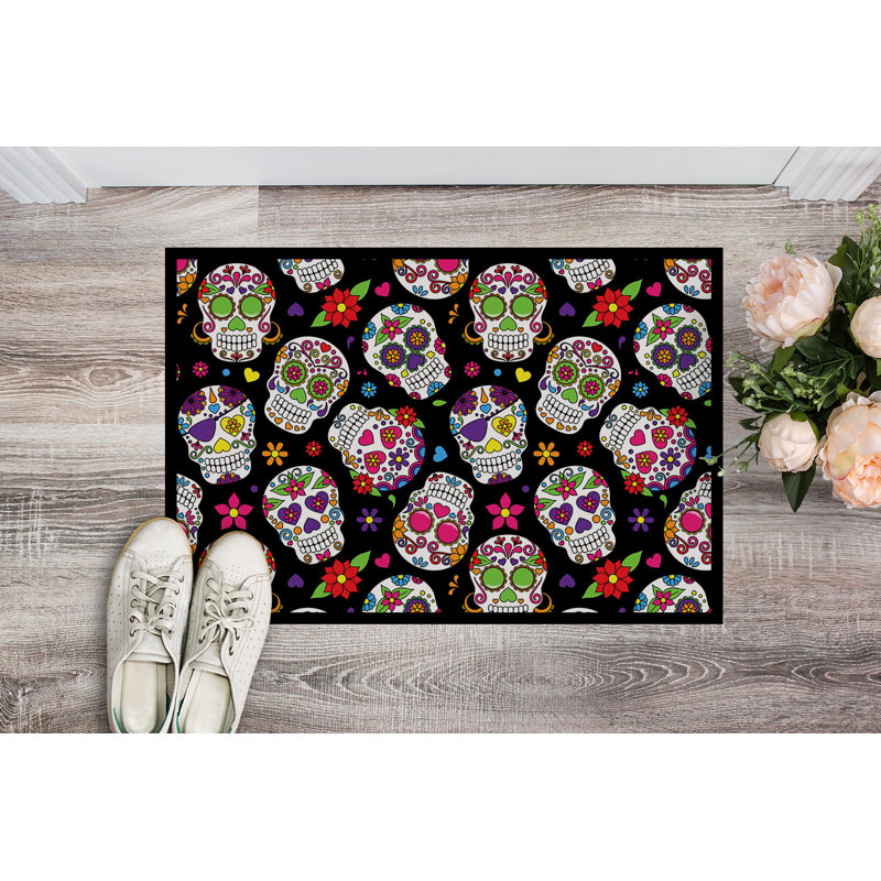 Tapis d'intérieur antidérapant, Noir, Rectangle 24 po x 36 po