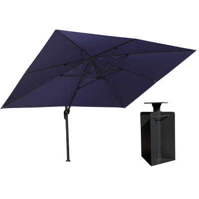 120'' x 156'' Rectangular Cantilever Navy Umbrella