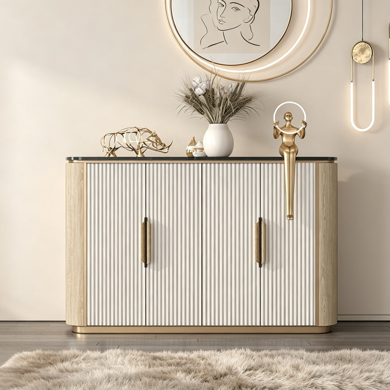 Buffet Modern, H 33,46 po x l 55,12 po x P 15,75 po, Cream