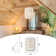 Plug in Pendant Light, Rattan Hanging Lights with Plug in Cord 15ft Dimmable Cord