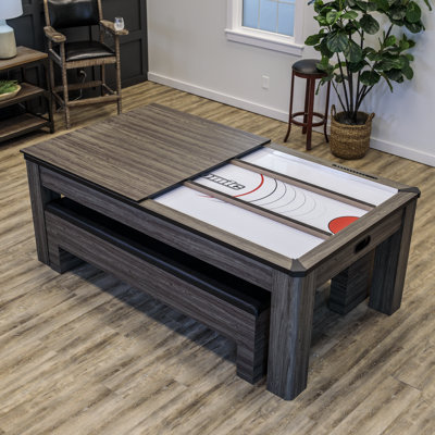Atomic 84 Northport 3in1 Dining Game Table with Air Hockey and Table Tennis