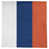 Blanc / orange / bleu marine