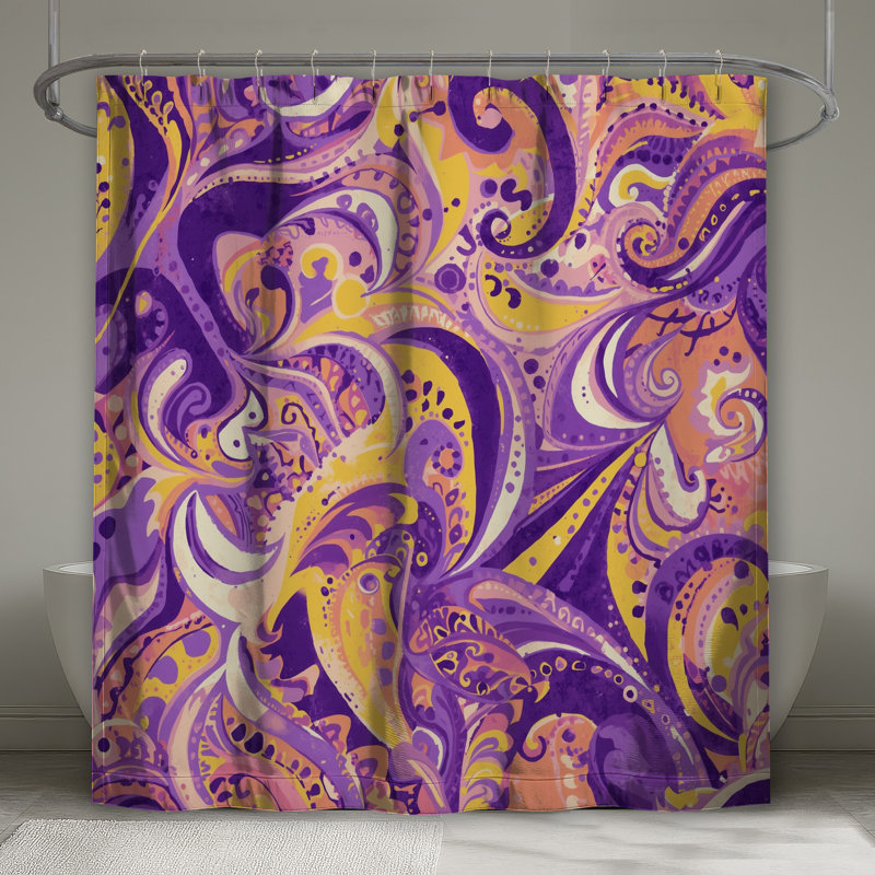 Rideaux de douche Swirling, 70in W x 84in H