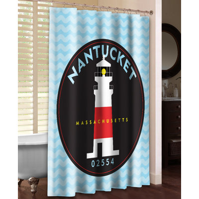 Rideau de douche simple nantucket