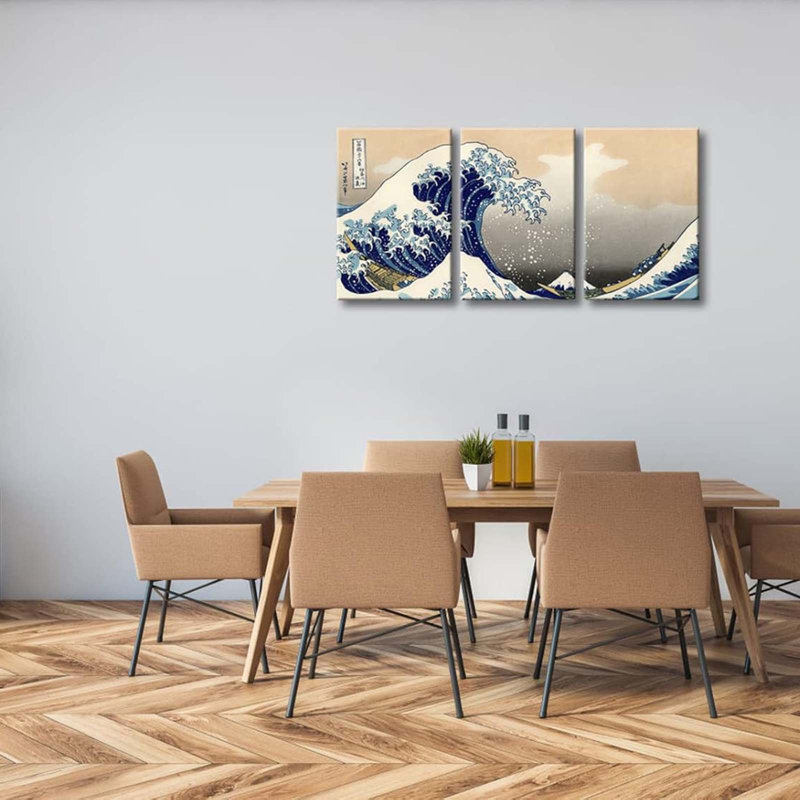 3 Piece Wrapped Canvas Print, 60 cm H x 40 cm W