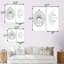 «Retro Abstract Minimal Colorful Esoteric Design I», ensemble de 2 reproductions-114375747-114375746