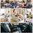 Bamboo Couch Armrest Table With Couch Cup Rest,Non-Slip Armrest Tray Table For Couch,Adjustable Sofa Table With Rotating Phone Holder,Perfect For Living Room And Dining,Black-2084569645