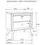 Table de chevet 1pc