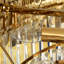 Lustre tambour clair avec accents de cristal modernes et luxueux-87847633-87847634-87847635