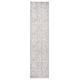 Oriental Area Rug in Grey / Ivory