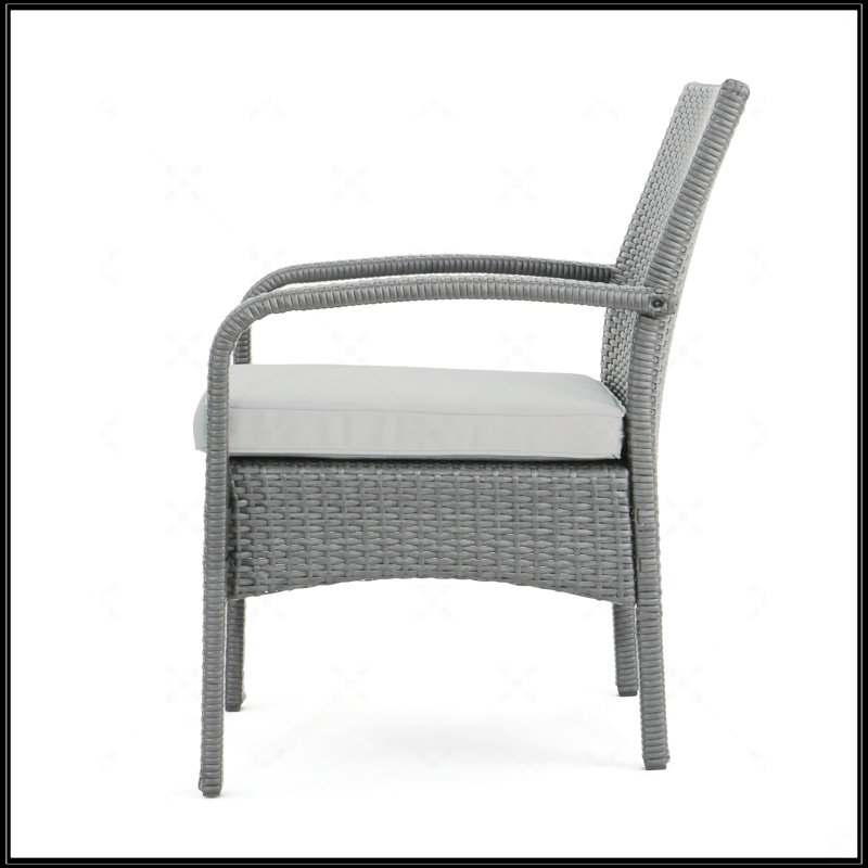 Ensemble de conversation confortable pour les moments de détente en famille et entre amis, Coussin beige / structure grise