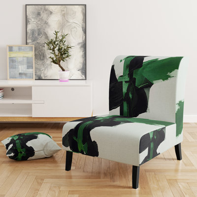 Fauteuil de chambre rembourré Geometric IV