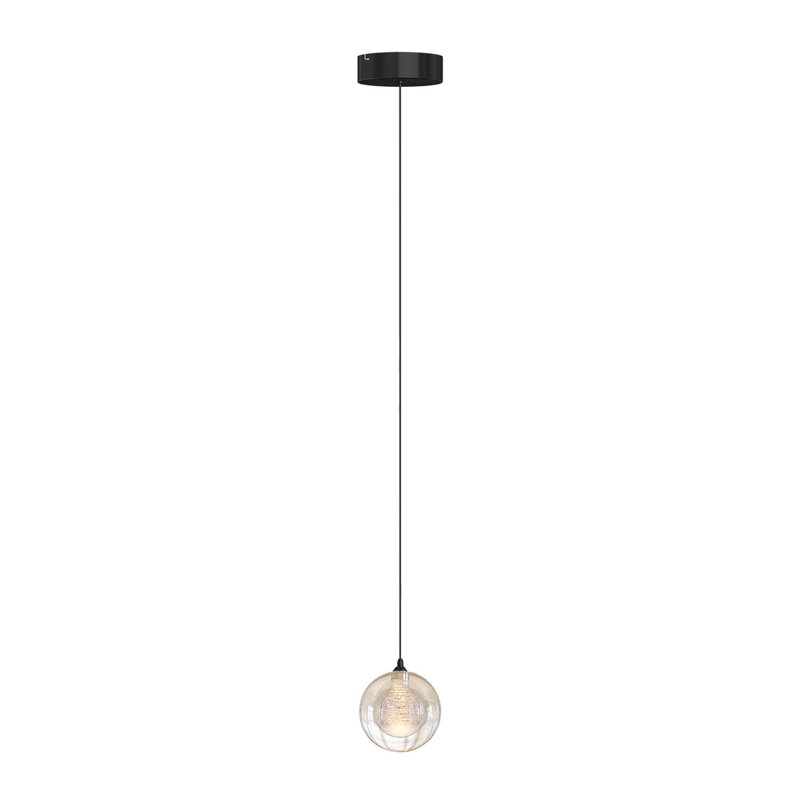 Riverdale 1 - Light Single Pendant, Matte Black