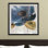 Blue Note I - Matted and Framed Under Acrylic Glass, Large Living Room Wall Art