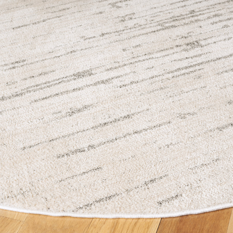 Allycia Performance Abstract Rug, Round 6'7"