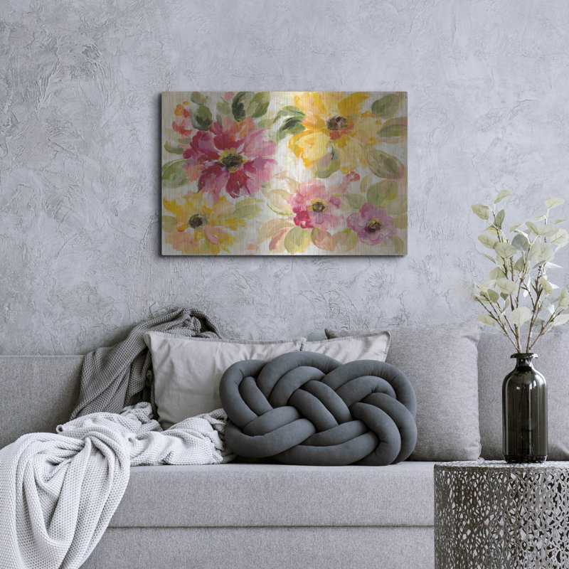 «Floral Radiance» par Silvia Vassileva, H 24 po x l 36 po