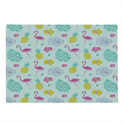 East Urban Home Glass Luau Cutting Board