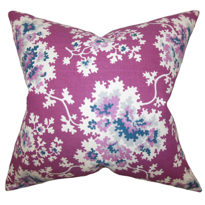 Coussin décoratif floral danique