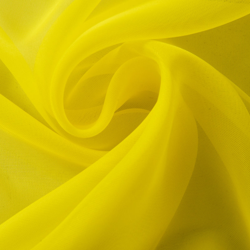 Rideau court 2 panneaux filtrant la lumière, 39"W x 18"L (Pack of 2), Lemon