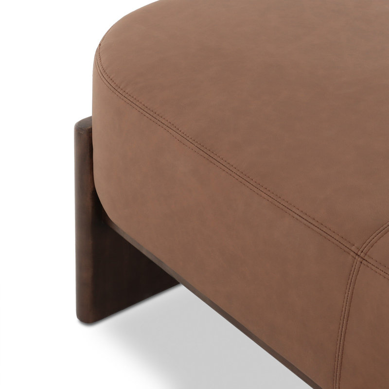 Kirby Leather Bench