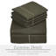 Ensemble de draps 6 pièces en microfibre brossée double ultra douce, feuilles rafraîchissantes avec poches très profondes - Lavable à la machine-102691459-102691442