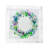 Wreath Flowers Cotton Sateen Cocktail Napkins-66959392