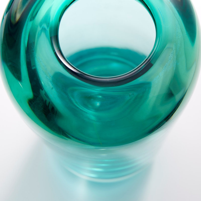 Ophelia Glass Table Vase, 10.75" H x 4.75" W x 4.75" D