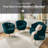 Hendrix Velvet Channel Tufted Living Room Set-81912059