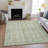 Washable Striped Indoor / Outdoor Rug-1953800372
