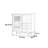 Solid Wood Simple Cutlery Storage Cabinet