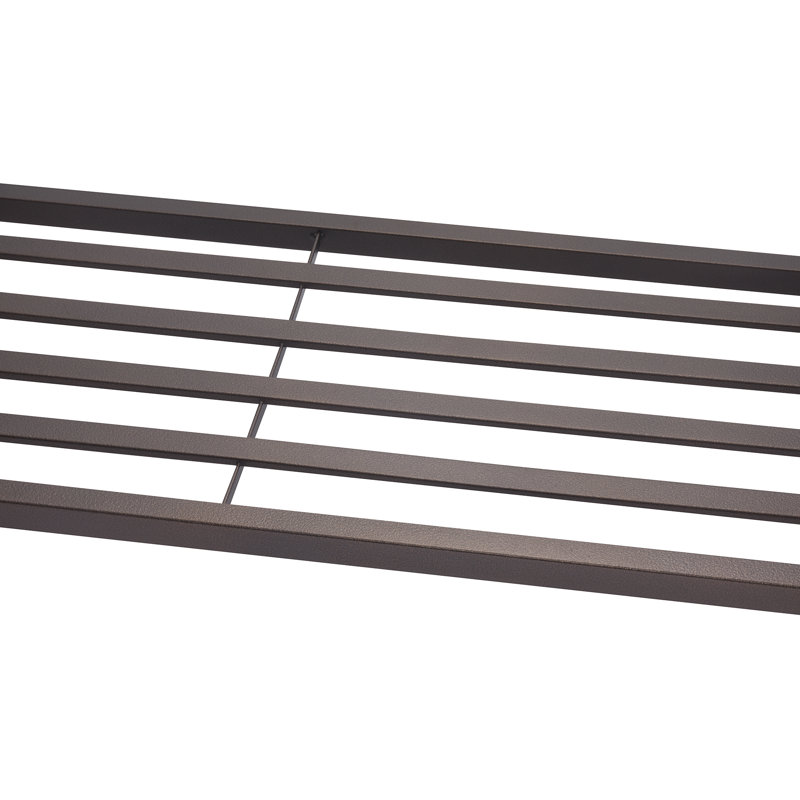 Banc de rangement pour 8 paires de chaussures, Bronze anthracite