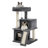 34-Inch Multilevel Plush Double Condos Cat Tree