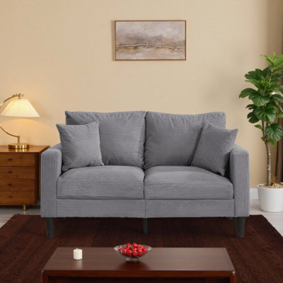 2 Seater Loveseat Sofa Wooden Frame 2 Seat Sofa